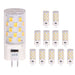Gardenreet G4 LED Bulbs JC Bi-Pin Base Light Bulbs 3W AC/DC 12V 20W-30W T3 Halogen Bulb Replacement Landscape Bulbs(2700/3000/4000/5000K) - Sweatfully