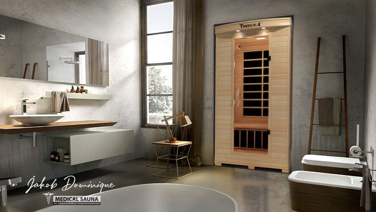2 Person Home Full Spectrum Infrared Sauna | Medical 4™ - Sweatfully