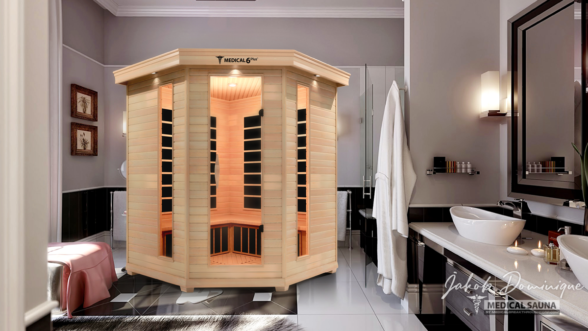 6 Person Indoor Infrared Full Spectrum Sauna | Medical 6 Plus™ - Sweatfully