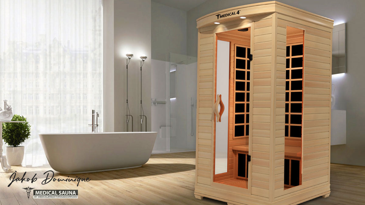 2 Person Home Full Spectrum Infrared Sauna | Medical 4™ - Sweatfully