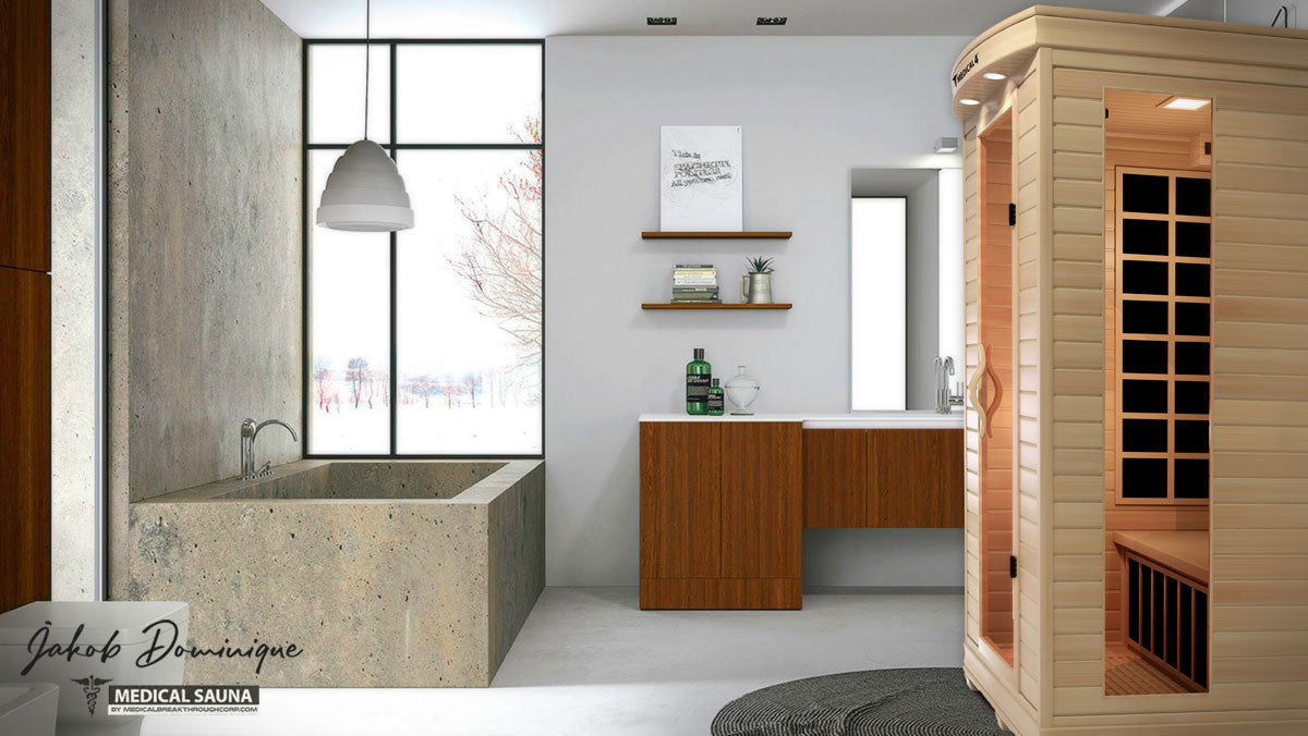 2 Person Home Full Spectrum Infrared Sauna | Medical 4™ - Sweatfully