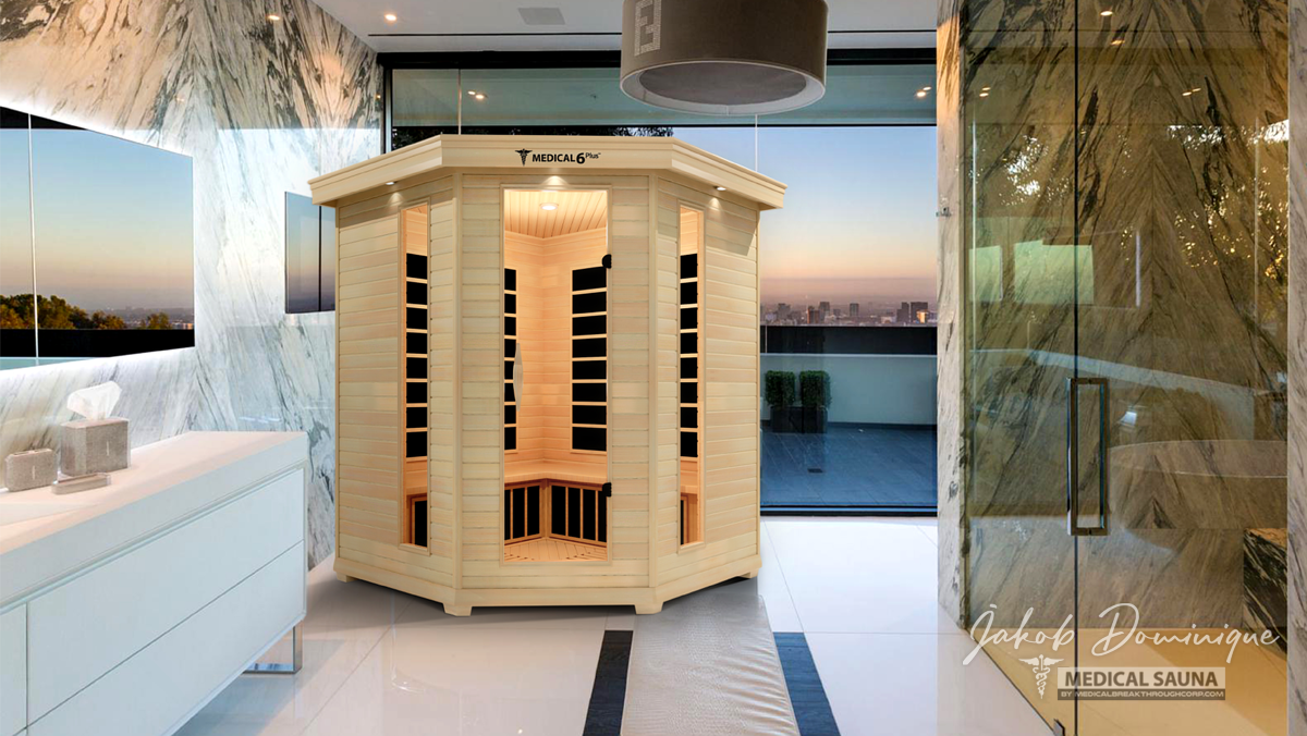 6 Person Indoor Infrared Full Spectrum Sauna | Medical 6 Plus™ - Sweatfully