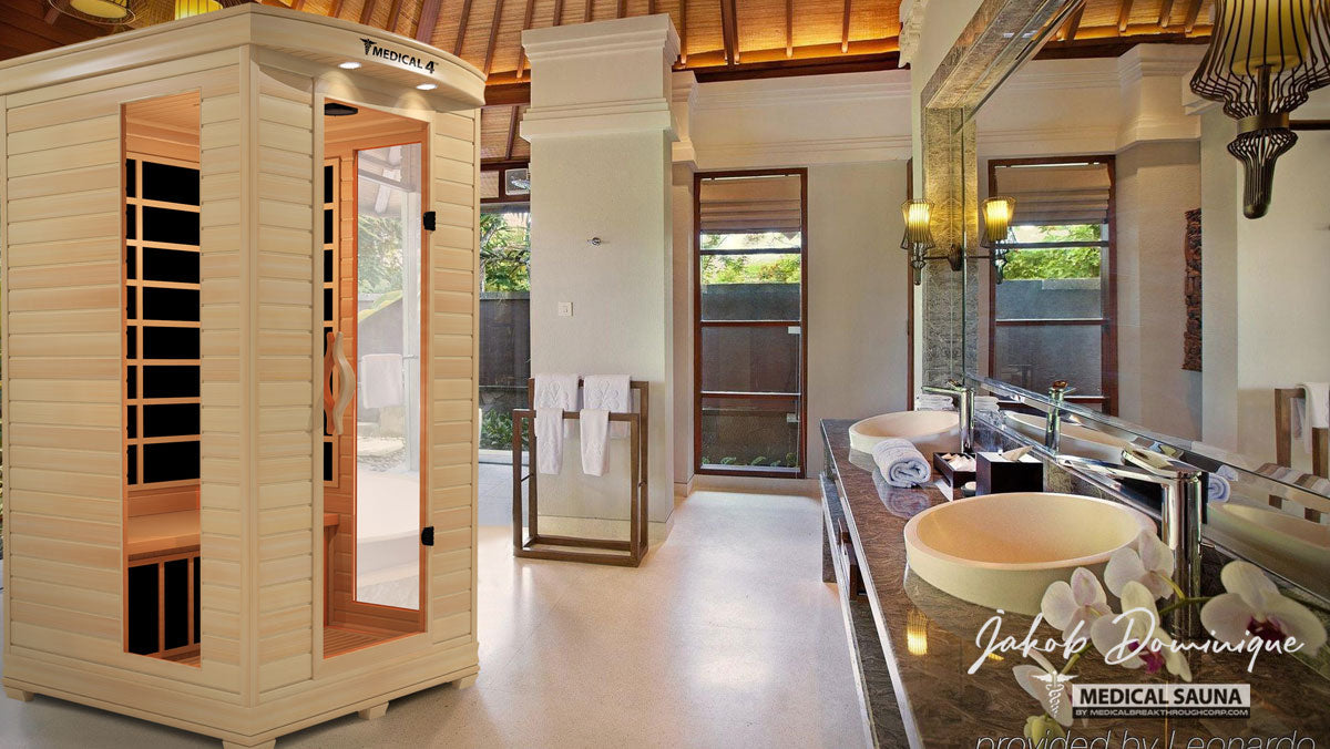 2 Person Home Full Spectrum Infrared Sauna | Medical 4™ - Sweatfully