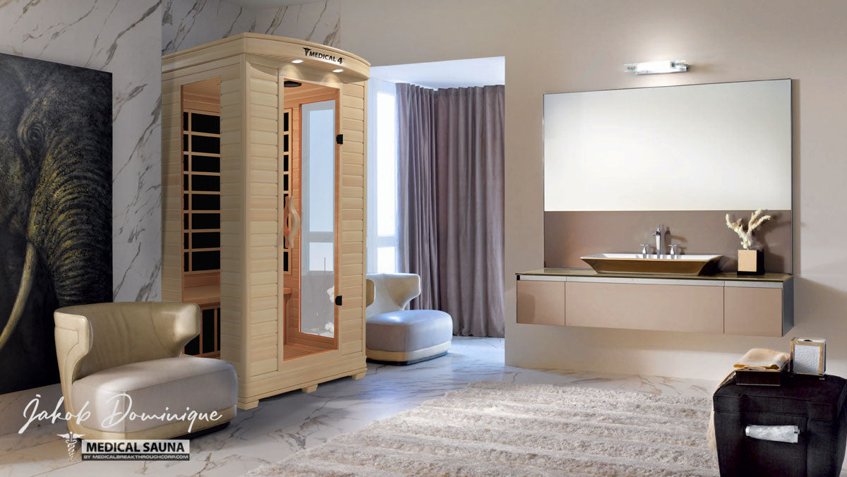 2 Person Home Full Spectrum Infrared Sauna | Medical 4™ - Sweatfully
