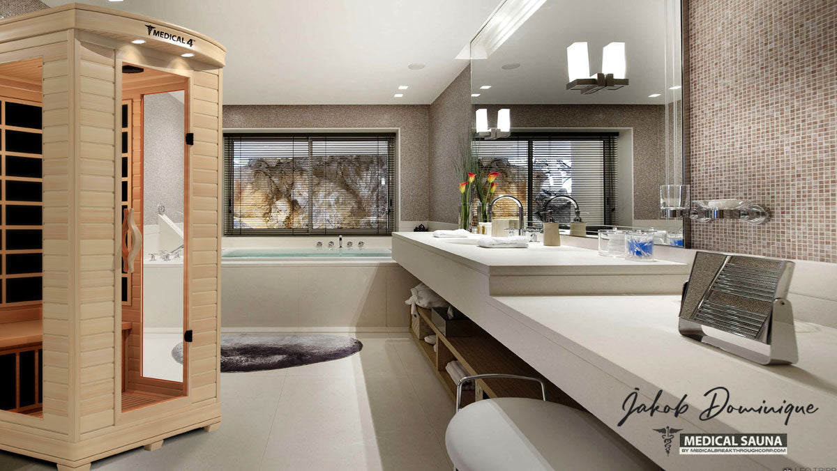 2 Person Home Full Spectrum Infrared Sauna | Medical 4™ - Sweatfully