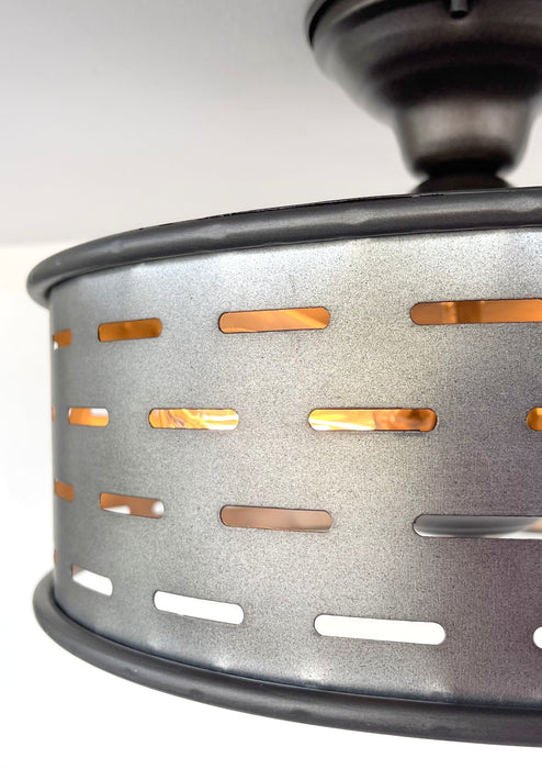 Farmhouse Ceiling Lights Galvanized Fixture - Sweatfully
