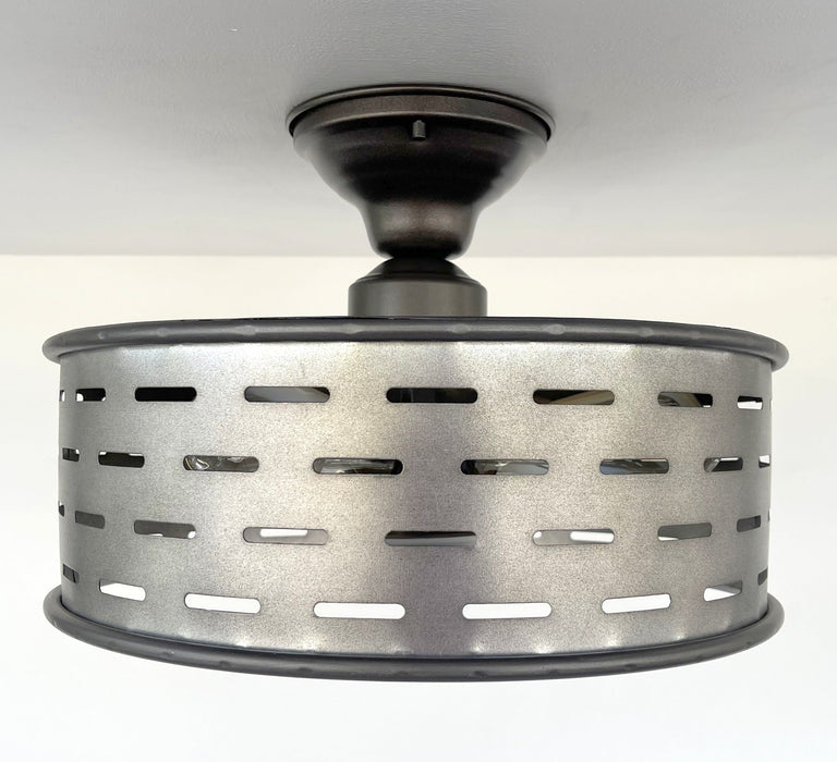 Farmhouse Ceiling Lights Galvanized Fixture - Sweatfully