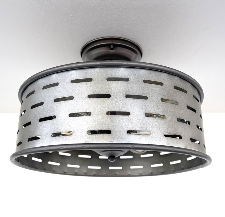 Farmhouse Ceiling Lights Galvanized Fixture - Sweatfully