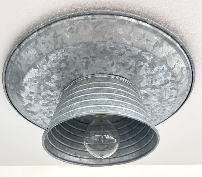 Farmhouse Round Flush Mount Ceiling Light - Sweatfully