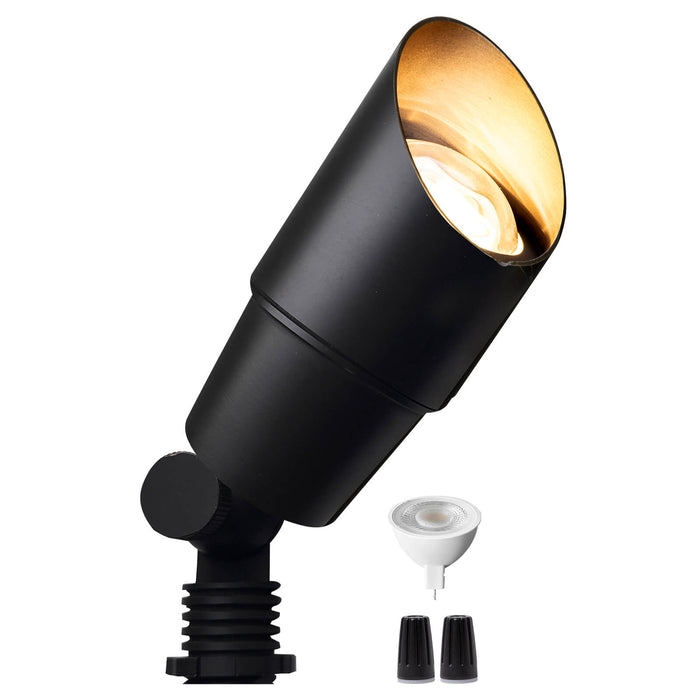 Gardenreet Small Solid Brass Landscape Spotlight - Bronze/Black/Copper (2101) - Sweatfully