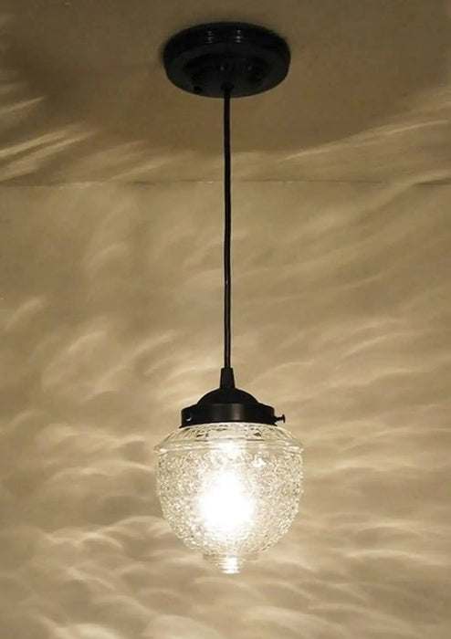 Antique Clear Glass Pendant Light - Sweatfully