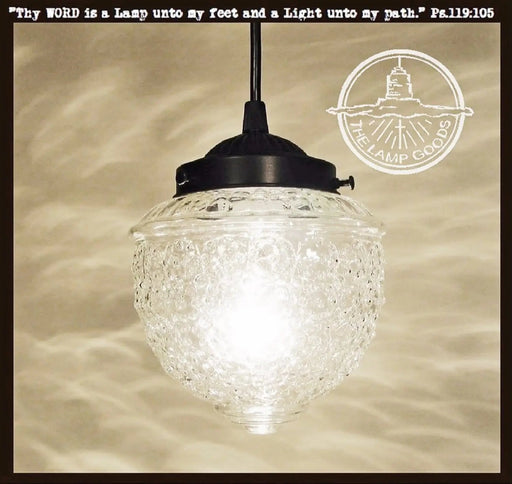 Antique Clear Glass Pendant Light - Sweatfully