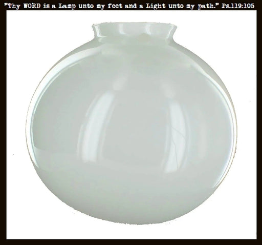 Milk Glass 10" Replacement Globe - Sweatfully