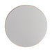 Golden Modern Round Framed Wall Mirror - Sweatfully