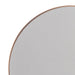 Golden Modern Round Framed Wall Mirror - Sweatfully