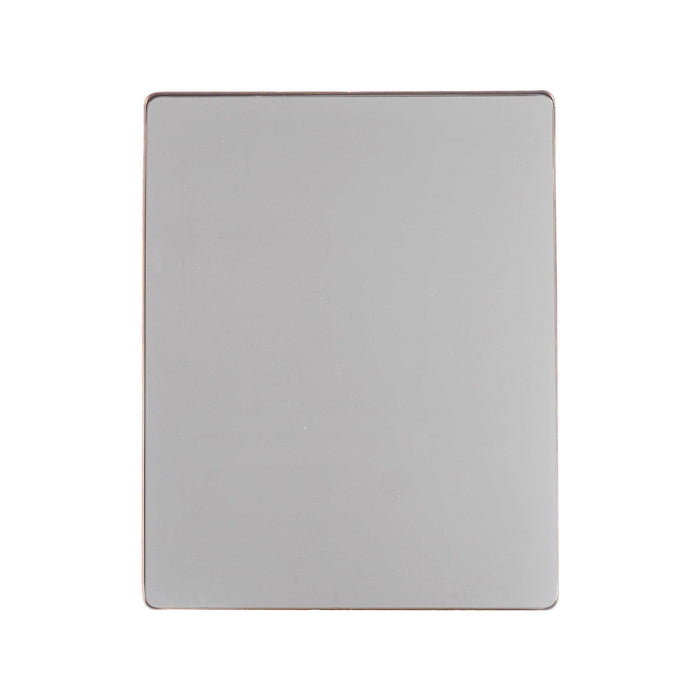 Golden Modern Square Framed Wall Mirror - Sweatfully