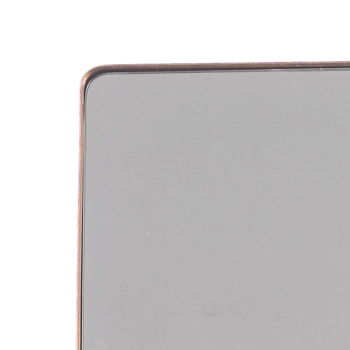 Golden Modern Square Framed Wall Mirror - Sweatfully