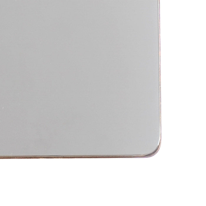 Golden Modern Square Framed Wall Mirror - Sweatfully