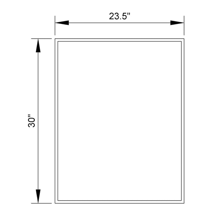 Golden Modern Square Framed Wall Mirror - Sweatfully