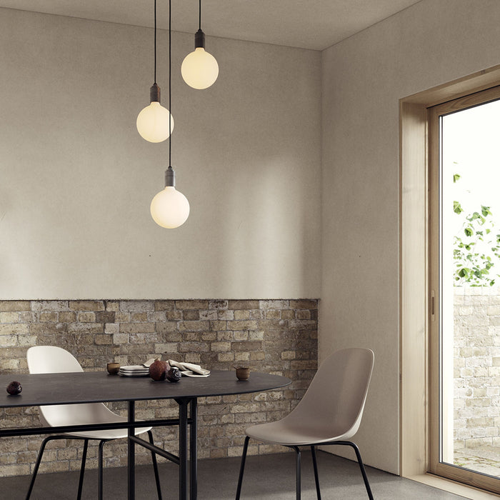 Triple Pendant in Graphite + Sphere IV - Sweatfully