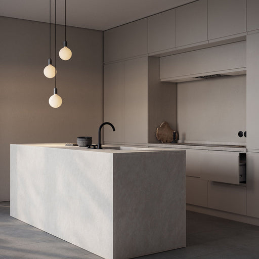 Triple Pendant in Graphite + Sphere IV - Sweatfully