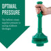 Bellows Accordion Toilet Plunger (Green) - Sweatfully