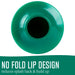 Bellows Accordion Toilet Plunger (Green) - Sweatfully