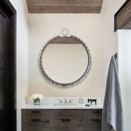 Grey Modern Classic Sunset Wall Mirror - Sweatfully