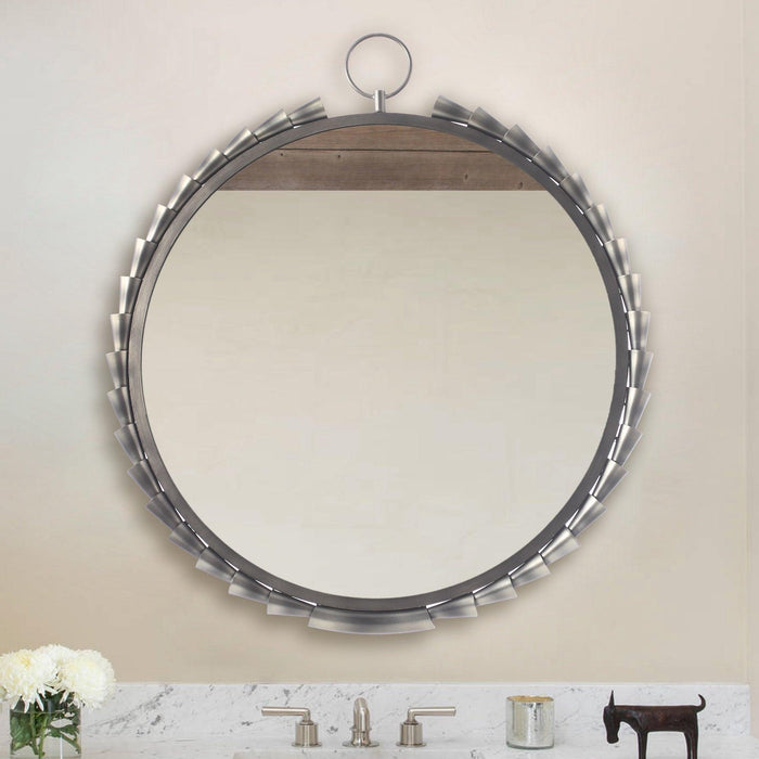 Grey Modern Classic Sunset Wall Mirror - Sweatfully