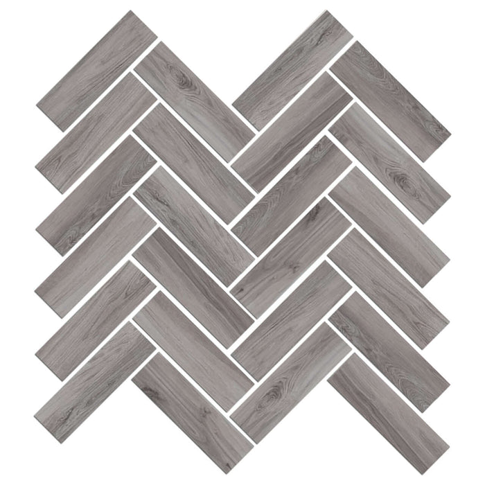 Mood Wood Glazed Herringbone Mosaic Tile 12"x15" - Sweatfully