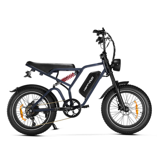 HappyRun Tank G60 Electric Off-Road Fat Tire Moped Bike (SAK48732) - Sweatfully