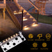 Gardenreet LED Hardscape Light,Cast Aluminum Housing,Integrated 1.5W 2700/3000K LED Light Source,LED Step Light,3/7/13 Inches Long,Low Voltage 12V AC/DC (2702) - Sweatfully