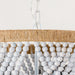 Hatfield 4-Light Bohemia Style Wood Beaded Chandelier - Sweatfully