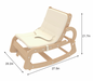 Avenlur Hemlock Wooden Baby Rocker – Soothing Infant Sleeper for Newborns - Sweatfully