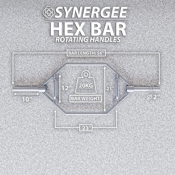 Synergee Hex Trap Bar - Sweatfully