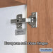 Salsbury 12" Wide Premier Wood Locker - Single Tier - 3 Wide - 6 Feet High - 18" Deep - Red Oak - Electronic Locks - Sweatfully