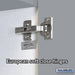 Salsbury 15" Wide Premier Wood Locker - Four Tier - 1 Wide - 6 Feet High - 18" Deep - Winter Fog - Hasps - Sweatfully