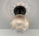 Modern Holophane Glass Ceiling Light - Sweatfully