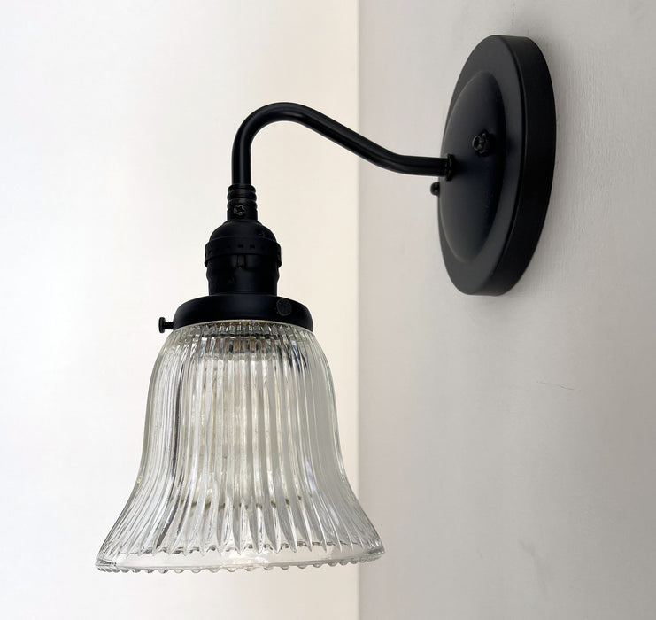Antique Bell Glass Wall Sconces - Sweatfully