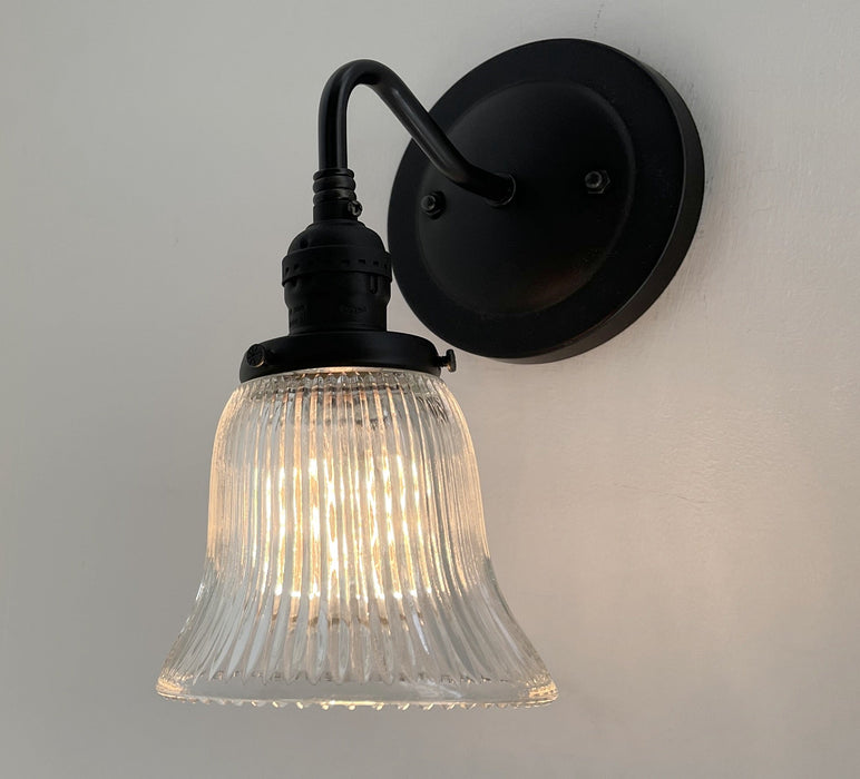 Antique Bell Glass Wall Sconces - Sweatfully