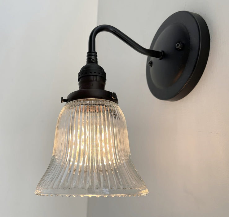 Antique Bell Glass Wall Sconces - Sweatfully