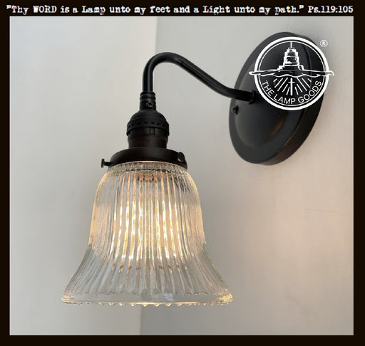 Antique Bell Glass Wall Sconces - Sweatfully