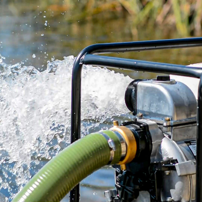 PRE ORDER: 3 Inch Trash Water Pump 375 GPM 8 HP GX270 powered by Honda Portable Utility - Sweatfully