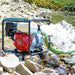 PRE ORDER: 3 Inch Trash Water Pump 375 GPM 8 HP GX270 powered by Honda Portable Utility - Sweatfully