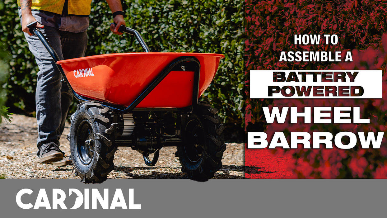 Electric Utility Cart 40V Battery-Powered Wheelbarrow 570-lb. Bucket Capacity - Sweatfully