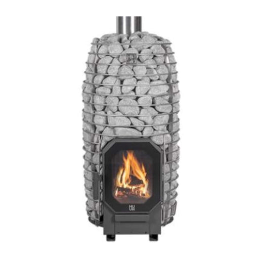 Huum Hive Flow Mini 8.5KW Wood-Burning Sauna Stove With Ash Drawer & Sauna Stones [H1017012] (SAK17895) - Sweatfully