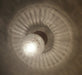 Authentic Vintage Chain Glass Ceiling Light - Sweatfully