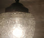 Authentic Vintage Chain Glass Ceiling Light - Sweatfully