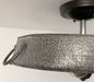 Oval Galvanized Zinc Flat Tub Laundry Room Ceiling Light Fixture - Sweatfully