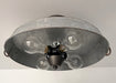 Oval Galvanized Zinc Flat Tub Laundry Room Ceiling Light Fixture - Sweatfully